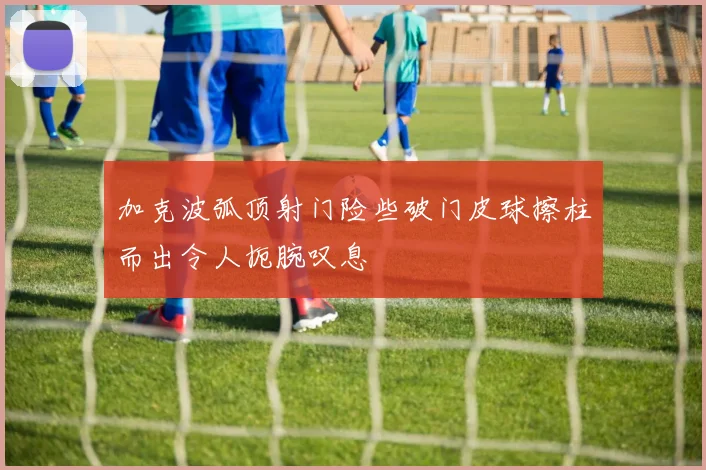 加克波弧顶射门险些破门皮球擦柱而出令人扼腕叹息